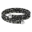 yzWG[EANZT[ XtXL[NX^_XgubNO[fB[XuXbg_ucA[bracelet swarovski crystaldust noir gris femme bracelet 5237757 double tour