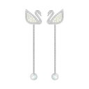 【送料無料】ジュエリー・アクセサリー オレッキーニスワロフスキードナレガメタリカオロビアンコクリスタッロorecchini swarovski donna 5429270 lega metallica oro bianco cristallo