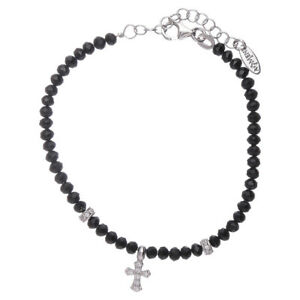 【送料無料】ジュエリー・アクセサリー クロスシルバージルコンロディエbracelet amen croix zircons argent 925 rhodie et cristaux 【送料無料】ジュエリー・アクセサリー クロスシルバージルコンロディエbracelet amen croix zircons argent 925 rhodie et cristaux