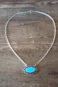 【送料無料】ジュエリー・アクセサリー ナバホジュエリーターコイズシルバースターリングネックレスバイnavajo bijoux turquoise argent sterling collier par s