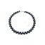 【送料無料】ジュエリー・アクセサリー ブラックシルバークレーディングネックレスcollier femme perles de culture deau douce noires et fermoir en argent 9251