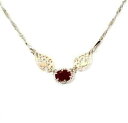 【送料無料】ジュエリー・アクセサリー シルバールビーネックレスcollier rubis argent(4)