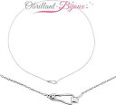 【送料無料】ジュエリー・アクセサリー シルバーネックレスロジエイネスドラフレサンジュクリップファッションcollier argent 925000 rhodie ines de la fressange clips cisele mode neuf stk(4)