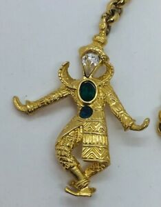 hokushinの【送料無料】ジュエリー・アクセサリー ケネスレーンヴィンテージメッキパゴダタイダンサーブローチペンダントkenneth lane kjl vintage or jaune plaque pagoda thai danseurs broche pendentif｜アングル3