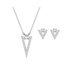 【送料無料】ジュエリー・アクセサリー コラーナスワロフスキードナレガメタリカアルジェントcollana swarovski donna 5253052 lega metallica argento