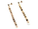 【送料無料】ジュエリー・アクセサリー マルチリングスチールゴールドローズセントハンギングイヤリングbo1231e boucles doreilles pendantes avec multi cercles acier or rose et st(4)