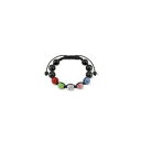 【送料無料】ジュエリー アクセサリー ブレスレットシャンバリスタルメタルボールbracelet shamballa billes metalliques crystal 5 couleurs