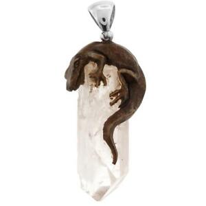 【送料無料】ジュエリー・アクセサリー スターボーンゲッコーダンブリートマッシブシルバーペンダント