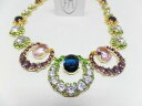 ジュエリー・アクセサリー ロベルトファラオーネメネラクリスタルスワロフスキーネックレスroberto faraone mennella cristal swarovski collier imposant neuf