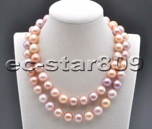 【送料無料】ジュエリー・アクセサリー ナチュラルピンクラベンダーラウンドエジソンパールネックレスパンテラ