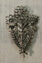 yzWG[EANZT[ gD[zAu[`u[P\bhVo[j[u^[jPgVo[toulhoat broche bouquet argent massif neuf bretagne celtique silver