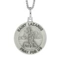 【送料無料】ジュエリー・アクセサリー シルバースターリングサンラザロメダルペンダントブレロックメイドインイタリアargent sterling saint lazarus medaille pendentif breloque,fait en italie,18(4)