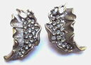 【送料無料】ジュエリー・アクセサリー イヤリングクリップヴィンテージboucles doreilles clips ancien bijou vintage couleur argent signe bsk 38(4)