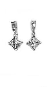 【送料無料】ジュエリー・アクセサリー ジルコーネイヤリングドロップインホワイトゴールドzircone boucles doreilles goutte en 14kt or blanc