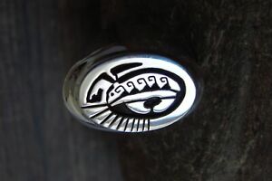 【送料無料】ジュエリー・アクセサリー ナバホジュエリーシルバースターリングベアリングサイズnavajo ..