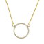 ̵ۥ奨꡼꡼ 륪֥֥ͥå쥹050 cts circle of love collier en 14k or jaune 17cm