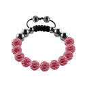 【送料無料】ジュエリー・アクセサリー ラロッシュトレゾルパリブレスレットローズクリスタルマグネタイトla roche tresor paris bracelet rose 10mm cristal amp; magnetite sans fils