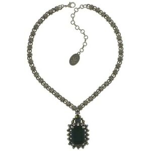 【送料無料】ジュエリー・アクセサリー コンプロッタコリアーアステカグリーングレーアンティークシル..