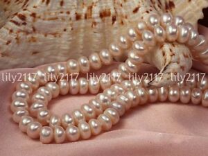 【送料無料】ジュエリー・アクセサリー ナチュラルピンクフラットラウンドルアコヤパールロングネックレス(4)