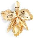 【送料無料】ジュエリー・アクセサリー ナインオスカーデラレンタオーキッドゴールドブローチneuf oscar de la renta orchidee broche or(4)