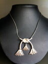 【送料無料】ジュエリー・アクセサリー シックコリアーアージェントパルフェッツミシェルビュッフェヴィンテージtres chic collier signe michel buffet en argent 925 palmettes vintage