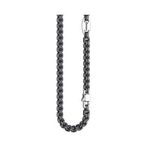 【送料無料】ジュエリー・アクセサリー コラーナザンカンウオモアルジェントネロcollana zancan uomo exc615 argento nero