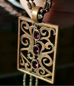 【送料無料】ジュエリー・アクセサリー ???コリアーファンタジーエステルブロンズ??????collier fantaisie esther bronze authentique ???