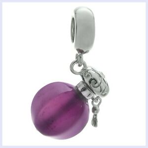 【送料無料】ジュエリー・アクセサリー ヨーロッパチャームブレスレットスターリングシルバーボトルパープルアゲートビーズ925 sterling silver perfume bottle purple agate bead for european charm bracelet