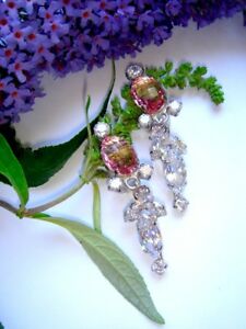 ジュエリー・アクセサリー スワロフスキークリスタルスワロフスキークリスタルスワロフスキースワロフスキースワロフスキーboucles clip doreilles cristal swarovski et cz oxydes de zirconium hte quali