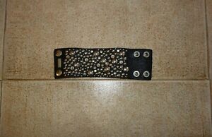 【送料無料】ジュエリー・アクセサリー スタッズレザーブレスレットブラッチャレペッレレアdsquared2 runway studded leather bracelet bracciale pelle 100 authentic rare