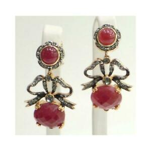 【送料無料】ジュエリー・アクセサリー ブランドドナレッドルビーイヤリングboucles doreilles unbranded donna cod55305 argent rouge rubis