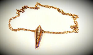 【送料無料】ジュエリー・アクセサリー シェルグラムマスリフゴールドサイズcoquillage or massif?de 9,30 grammes taille 4,50cmx1,80cm
