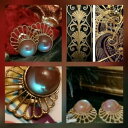 vintage clip on earrings with saphiret glass vintage earrings сапфиритサフィーレットグラスイヤリングヴィンテージクリップヴィンテージイヤリング※注意※NYからの配送になりますので2週間前後お時間をいただきます。人気の商品は在庫が無い場合がございます。ご了承くださいませ。サイズの種類の商品は購入時の備考欄にご希望のサイズをご記載ください。　携帯メールでの登録ですと楽天からのメールが届かない場合がございます。