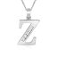 ̵ۥ奨꡼꡼ ͥå쥹ڥȥۥ磻lettre z initiale collier pendentif 14k or blanc