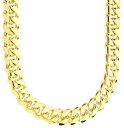 【送料無料】ジュエリー・アクセサリー スターリングシルバーグルメチェーンゴールドsterling 925 argent gourmette chaine miami 12mm gold(4)