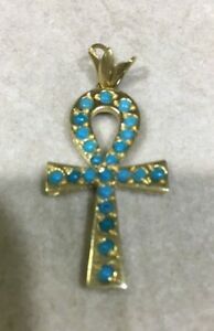 【送料無料】ジュエリー・アクセサリー エジプトキーオブライフイエローゴールドスタンプegyptian key of life yellow gold 18k pendant stamped 45g free shipping