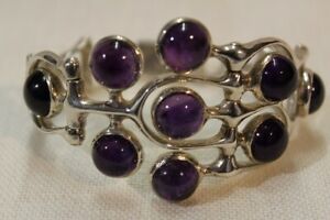 ̵ۥ奨꡼꡼ ȥۡȥ֥쥹åȥƥƥåɥС֥륿˥奱ȥСtoulhoat bracelet 9 amethystes argent massif bretagne cetique silver