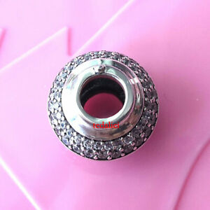 【送料無料】ジュエリー・アクセサリー スターリングシルバースパークリングパヴェチャームフィットヨーロッパブレスレット925 sterling silver sparkling pave charm fit european bracelet