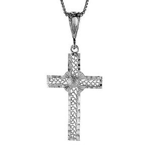 ジュエリー・アクセサリー シルバースターリングフィリグランクロスペンダントブレロックイタリアargent sterling filigrane croix pendentif breloque,18 italien boite de