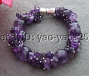 【送料無料】ジュエリー・アクセサリー アメジストブレスレットb1307016 amethyst bracelet