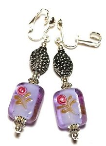 【送料無料】ジュエリー・アクセサリー シルバーバイオレットイヤーズロングドロップペンダントボボシックユニークレトロジプシーargent violet oreilles longue goutte pendantes bobo chic unique retro gypsy a