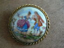 yzWG[EANZT[ u[`[Wancienne broche porcelaine limoge