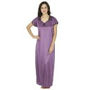 【送料無料】ジュエリー・アクセサリー サタンナイティナイトウェアドレスマキシサイズpurple satin long nighty night weardressmaxinighty free size for ladies