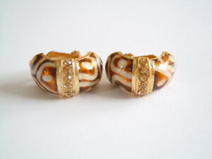 【送料無料】ジュエリー・アクセサリー ジュエリーファンタジークリップストラスbijoux fantaisie clips doreilles avec strass et email 17,8 g2,8 x 1,5 cm 【送料無料】ジュエリー・アクセサリー ジュエリーファンタジークリップストラスbijoux fantaisie clips doreilles avec strass et email 17,8 g2,8 x 1,5 cm