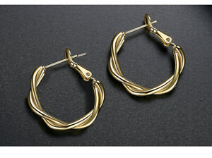 ̵ۥ奨꡼꡼ 󥰥ץ쥪르ǥ󥰥ȡ󥴡ɥåboucles doreilles petit creole dore anneau torsion 3cm plaque or 14k m5