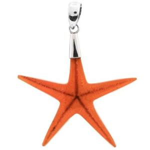 ̵ۥ奨꡼꡼ 󥸥ޥå֥Сڥ56cm orange mer etoile etoile de mer 925 pendentif argent massif