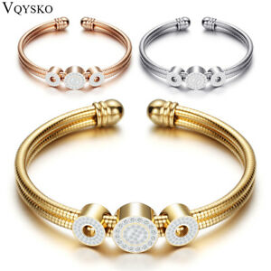 ̵ۥ奨꡼꡼ ֥쥹åȥꥹޥreglable acier inoxydable bracelets manchette noel cadeaux pour elle femme