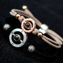 【送料無料】ジュエリー・アクセサリー ブレスレットガールフレンドメモリ100 languages i love you bracelet best gift m...