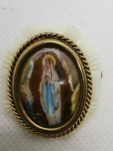 ̵ۥ奨꡼꡼ ֥⡼broche ancienne religieuse limoges ref d64