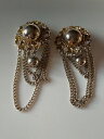 ジュエリー・アクセサリー ヴィンテージドーアクリップイヤリングboucle d’oreille ancienne vintage dore clip e 111